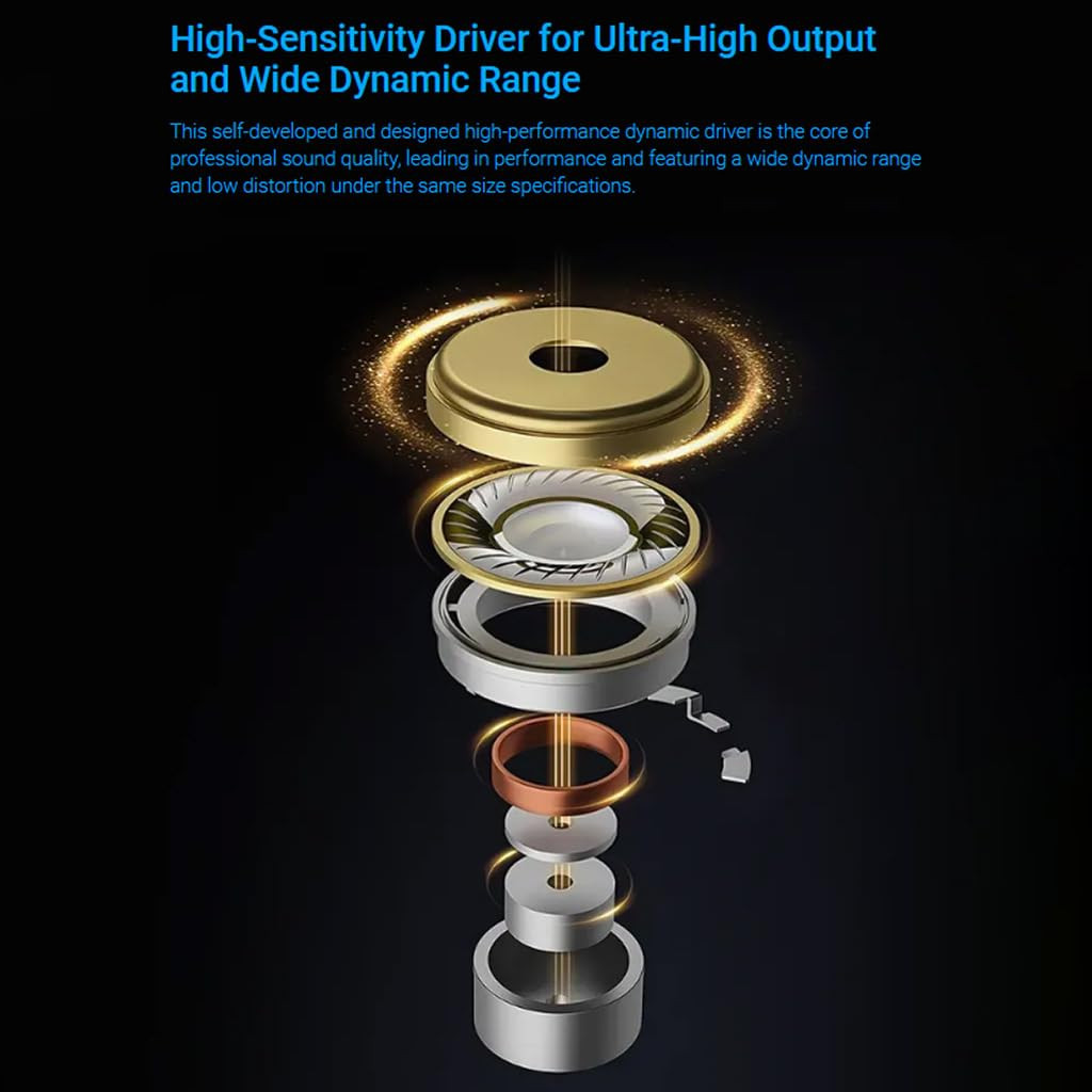 KZ EDC PRO IEM Wired Earphone HiFi Dynamic Driver DD IEM High-Functioning Silver-Plated OFC Cable 075mm Detachable Cable 35mm Plug for Audiophiles Musicians Black