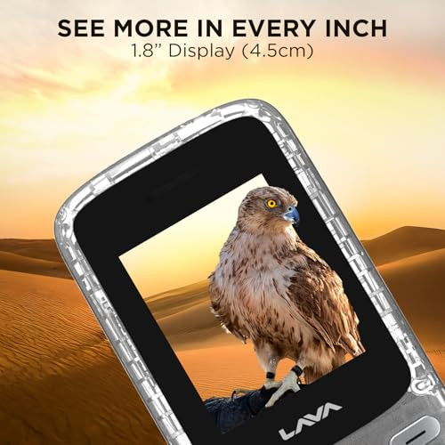Lava A1 Clear Copper Keypad Mobile Phone with Long Lasting Smart AI Battery  177inch Display  Bluetooth Support  Military Grade Certified  32 GB Expandable Memory  Clear