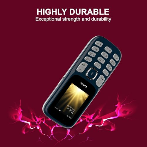 Lava A3 Torch Dual Sim Keypad Mobile Phone 1750mAh Big Battery Quad Strip Torch Slide Button 18 Large Display Vibration Alert 7 Language Support Blue Silver