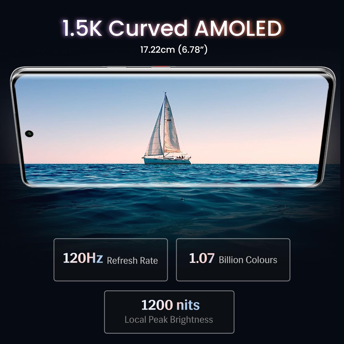 Lava Agni 3 5G Heather Glass 8GB128GB  Indias 1st Dual AMOLED  15K Curved Display  Dimensity 7300X  50MP Triple AI Telephoto Camera  66W Fast Charge  with Charging Adapter