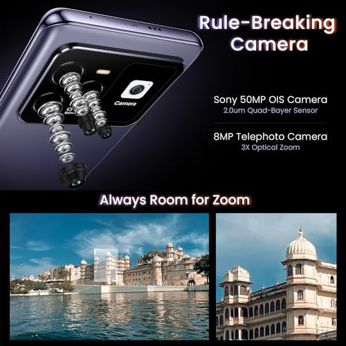 Lava Agni 3 5G Heather Glass 8GB256GB  Indias 1st Dual AMOLED  15K Curved Display  Dimensity 7300X  50MP Triple AI Telephoto Camera  66W Fast Charge  with Charging Adapter
