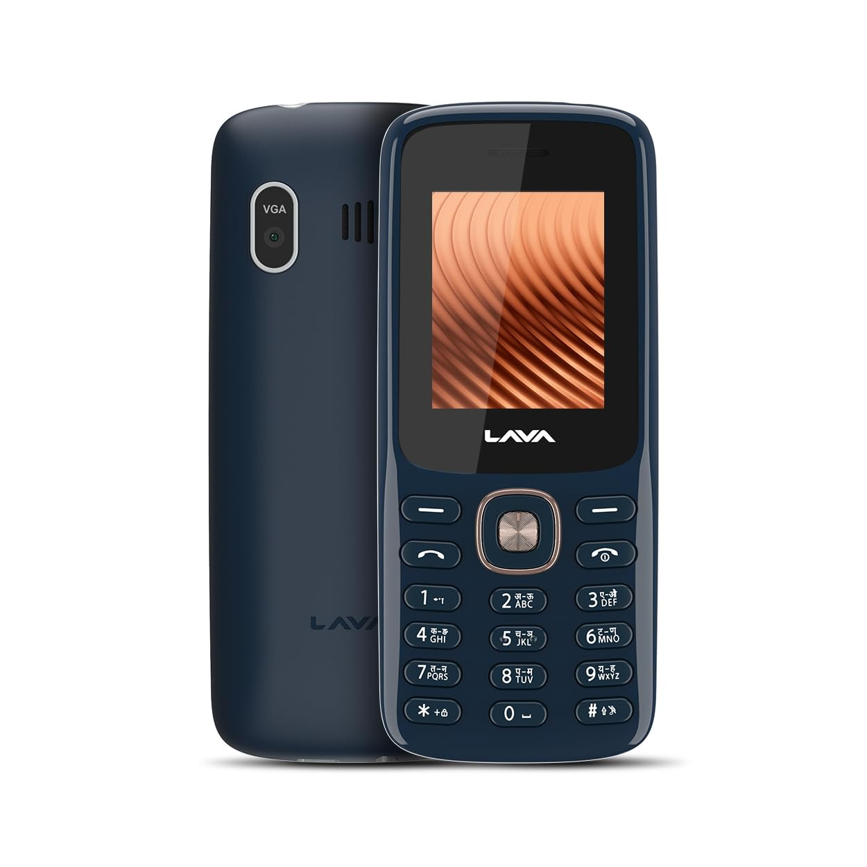 Lava All-New A1 Copper Keypad Mobile Phone with Long Lasting Smart AI Battery  177inch Display  Bluetooth Support  Military Grade Certified  32 GB Expandable Memory  Blue Silver