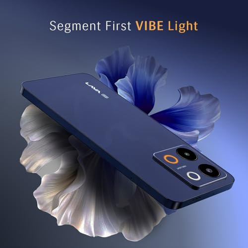 Lava Blaze 3 5G Glass Blue 6GB128GB Segments Fastest 5G Smartphone Dimensity 6300 Processor 90Hz Display 50MP2MP AI Camera with Vibe Light 5000 mAh Special Discount on All Banks