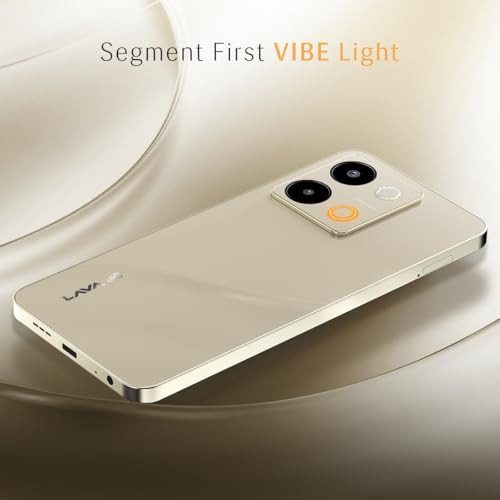 Lava Blaze 3 5G Glass Gold 6GB128GB Segments Fastest 5G Smartphone Dimensity 6300 Processor 90Hz Display 50MP2MP AI Camera with Vibe Light 5000 mAh Special Discount on All Banks