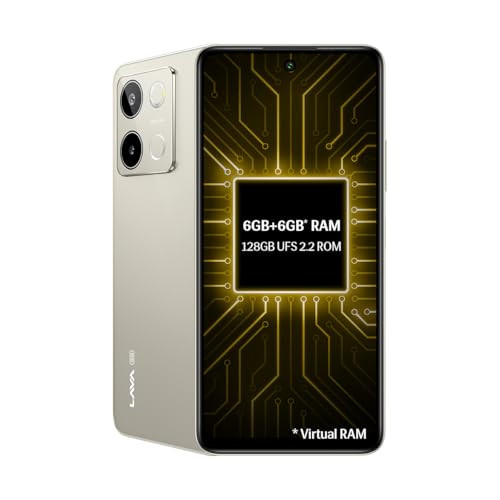 Lava Blaze 3 5G Glass Gold 6GB128GB Segments Fastest 5G Smartphone Dimensity 6300 Processor 90Hz Display 50MP2MP AI Camera with Vibe Light 5000 mAh Special Discount on All Banks
