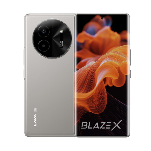 Image of Lava Blaze X 5G - Titanium Grey (8GB RAM | 128GB Storage) - Segment First Curved AMOLED Display | 64MP Sony Sensor Camera | Upto 16GB Expandable RAM | Latest MediaTek 5G Processor