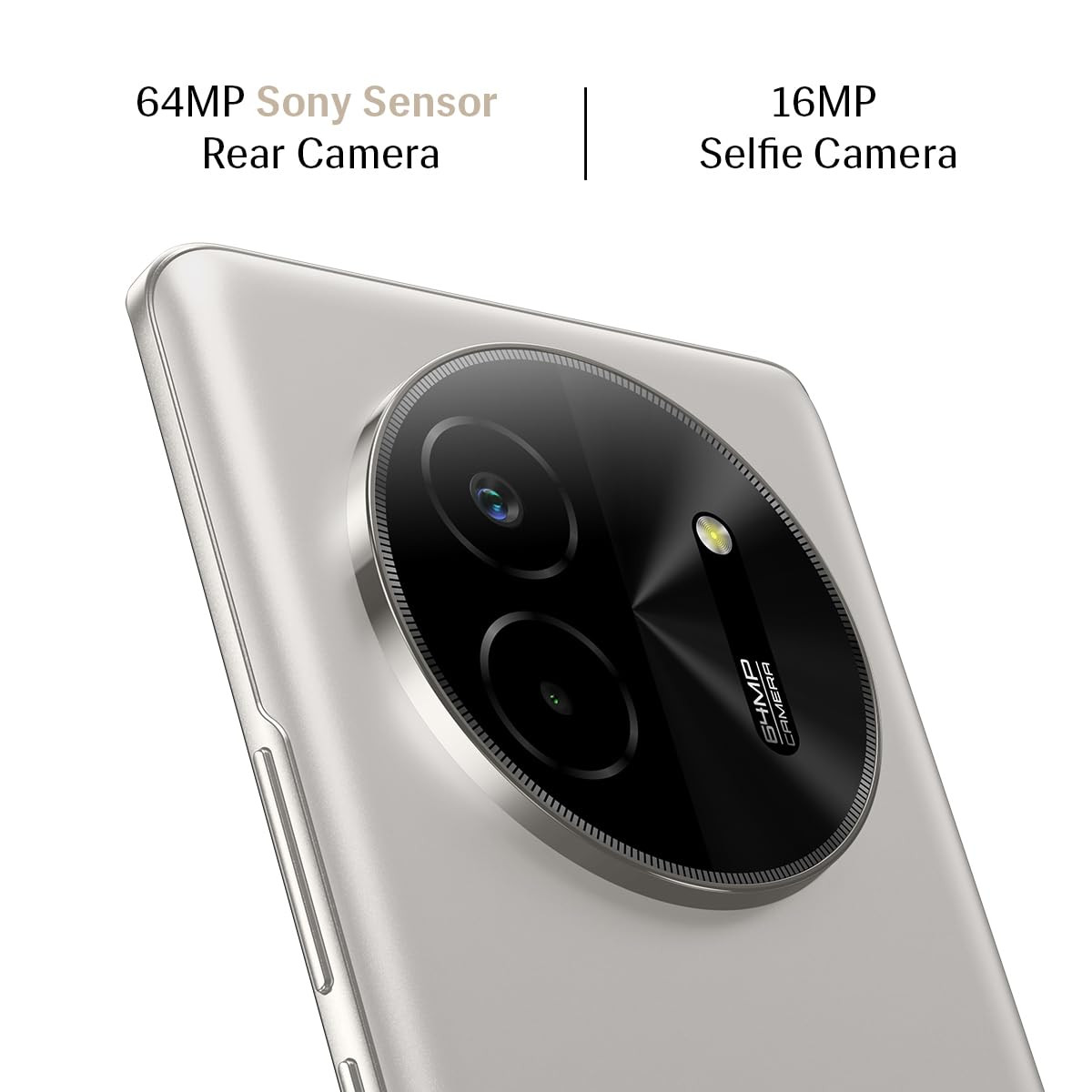 Lava Blaze X 5G - Titanium Grey 8GB RAM 128GB Storage - Segment First Curved AMOLED Display 64MP Sony Sensor Camera Upto 16GB Expandable RAM Latest MediaTek 5G Processor