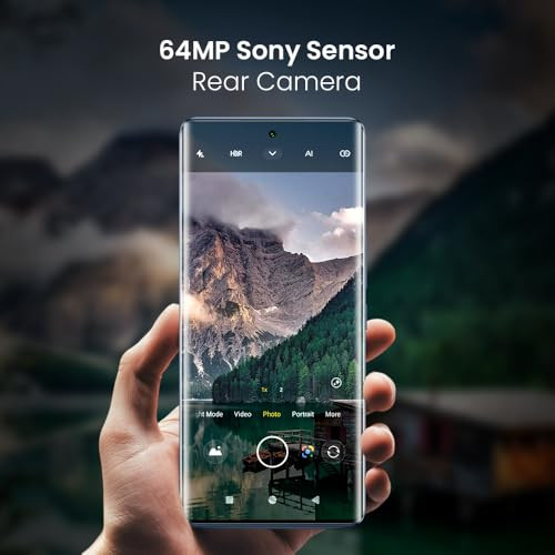 Lava Bold 5G Sapphire Blue 6GB RAM 128GB Storage 3D Curved FHD AMOLED Display Mediatek Dimensity 6300 Processor IP64 Water Resistance 64MP Rear Sensor Supports All Indian 5G Bands