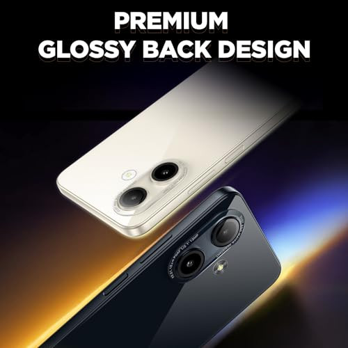 Lava Bold N1 Sparkling Ivory 4 GB RAM 64 GB Storage 675 90 Hz HD Display 13MP AI Dual Rear Camera 5000 mAh Battery Secure Face Unlock Fingerprint Reader Charger Phone-Case in Box