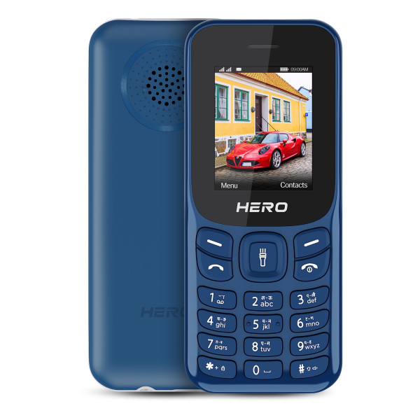 Image of Lava Hero Shakti 2025 Dual Sim Keypad Mobile Phone (with Vibration Alert) | 1.8" Display | Super Saving Battery Mode | Stylish Design | Number Talker | (Dark Blue)