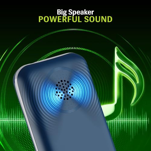 Lava Hero Shakti 2025 Dual Sim Keypad Mobile Phone with Vibration Alert 18 Display Super Saving Battery Mode Stylish Design Number Talker Dark Blue