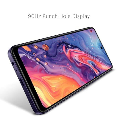 Lava O3 Pro Glossy Purple 4 GB RAM 128 GB Storage Bigger 656 HD Display 50 MP AI Triple Rear Camera 8 MP Front Camera 5000 mAh Battery 10W Charging Charger in Box