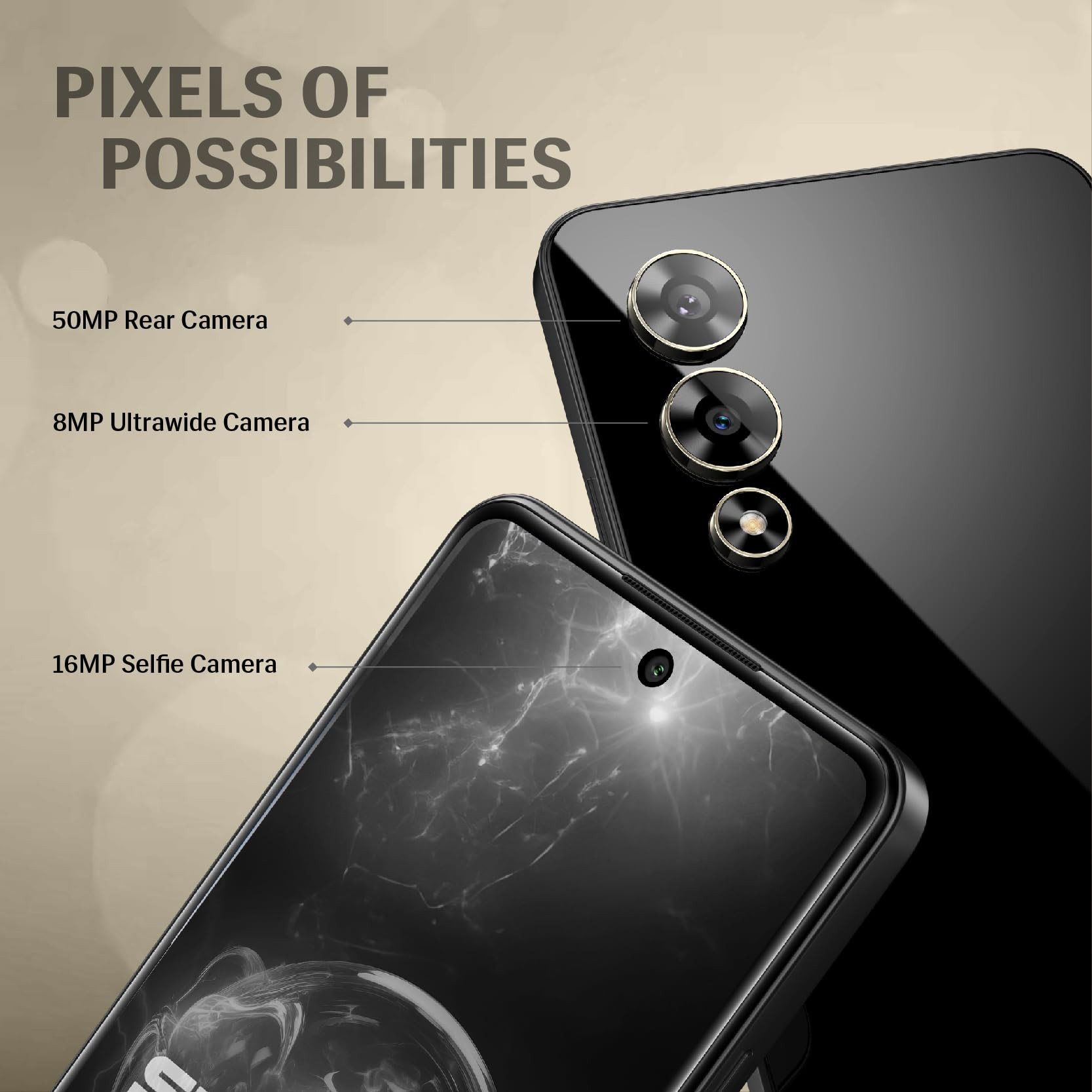 Lava Storm 5G Thunder Black 8GB RAM 128GB ROM Powerful MediaTek Dimensity 6080 Processor 50MP Ultrawide Rear16MP Front Camera No Bloatware Segments Most Affordable 5G Smartphone on Amazon