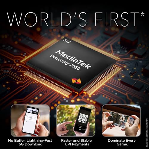 Lava Storm Play 5G Dune Titanium 66GB RAM 128GB Storage Worlds First MTK D7060 Processor 500k Antutu LPDDR5 RAM UFS 31 Storage 50MP AI Camera 120Hz Refresh Rate IP64 Protection