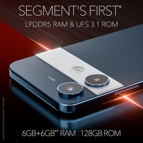 Lava Storm Play 5G Frosty Blue 66GB RAM 128GB Storage Worlds First MTK D7060 Processor 500k Antutu LPDDR5 RAM UFS 31 Storage 50MP AI Camera 120Hz Refresh Rate IP64 Protection