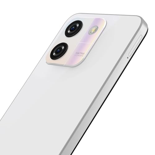 Lava Yuva Smart Glossy White 3 GB RAM 64 GB Storage  Biggest 675 HD Display  13MP AI Dual Rear Camera  5000 mAh Battery  Secure Face Unlock  Fingerprint Reader  Charger in Box
