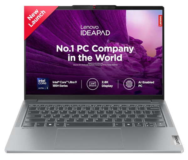 Image of Lenovo IdeaPad Pro 5 Intel Evo Core Ultra 9 185H Built-in AI 14" (35.5cm) 2.8K-OLED 400Nits 120Hz Laptop (32GB/1TB SSD/Intel Arc GPU/Win11/MSO 21/FHD+IR...