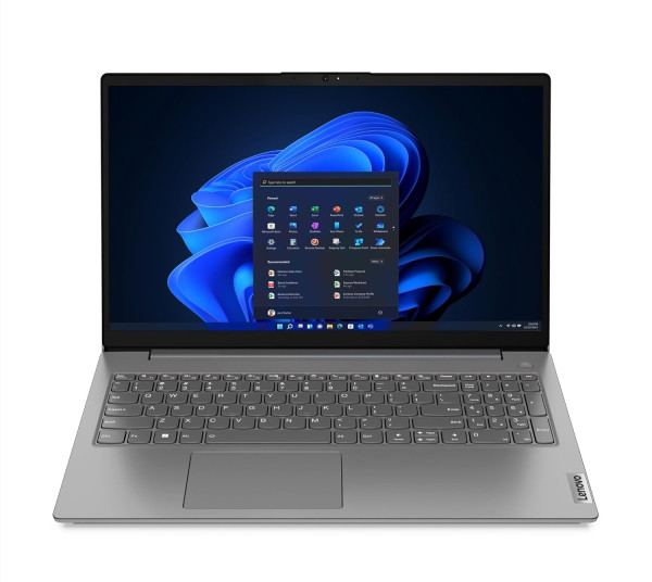 Image of Lenovo V15 12th Gen Intel Core i7-1255U 15.6" FHD Thin and Light Laptop (16GB RAM/512GB SSD/Windows 11 Home/MS Office Home &amp; Student 2021/Iron Grey/1.70 kg), 82TTA073IN