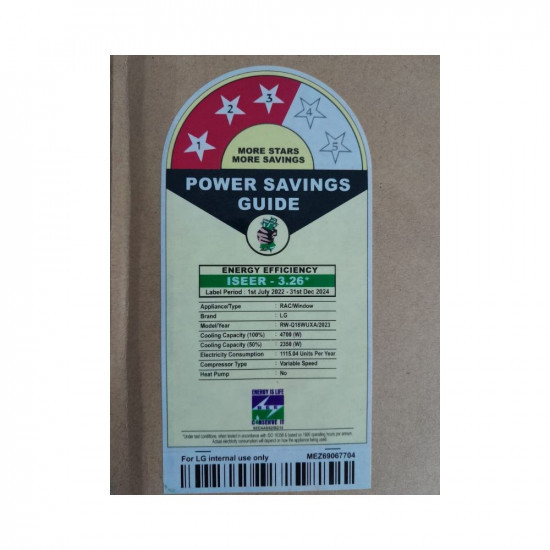 LG 15 Ton 3 Star DUAL Inverter Window AC Copper Convertible 4-in-1 cooling RW-Q18WUXA 2023 Model HD Filter with Anti-Virus Protection White