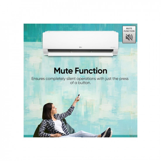 LG 15 Ton 5 Star DUAL Inverter Split AC Copper AI Convertible 6-in-1 Cooling 4 Way HD Filter with Anti-Virus Protection 2024 Model TS-Q19YNZE White