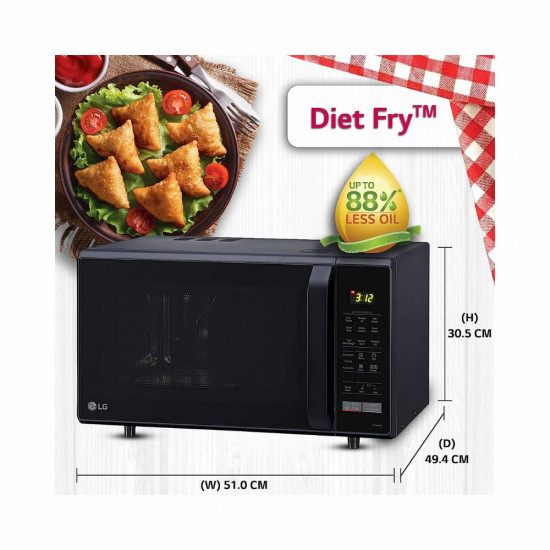 LG 28 L Convection Microwave Oven MC2846BG