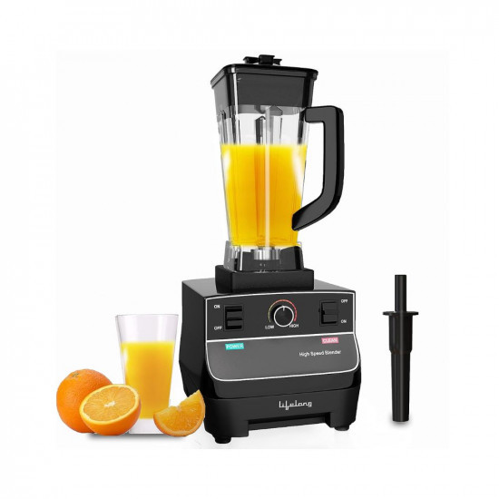 Lifelong LLPB922 Vortex Professional BlenderJuicerMixer 2000 watts 2 Litres BPA Free Jar Commercial heavy duty High Power Blender100 Copper Motor Pulse Function Black