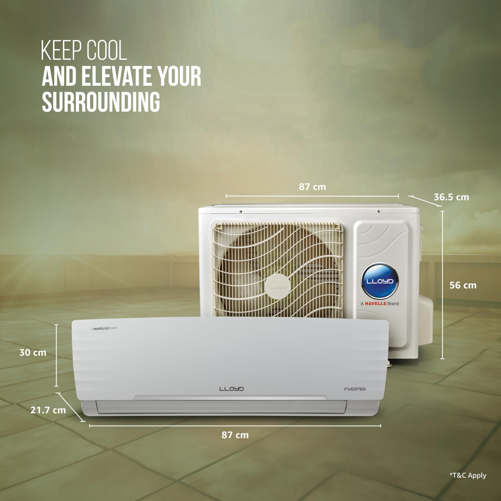 Lloyd 15 Ton 3 Star Inverter Split AC 2026 New Star Rated 6 in 1 Convertible Cools Up To 54C Turbo Cool Installation Check Clean Filter Indication 100 Copper White GLS18I3AGGSC
