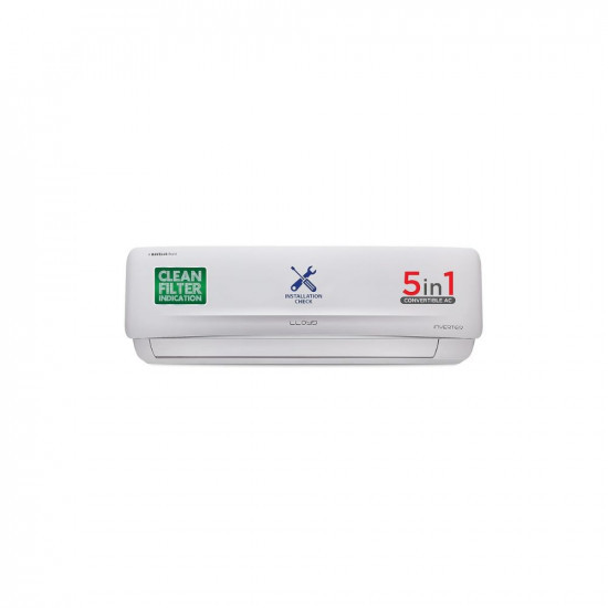 Lloyd 5 in 1 Convertible 2 Ton 3 Star Inverter Split Smart AC with Blow Function Copper Condenser GLS24I3FWSEV
