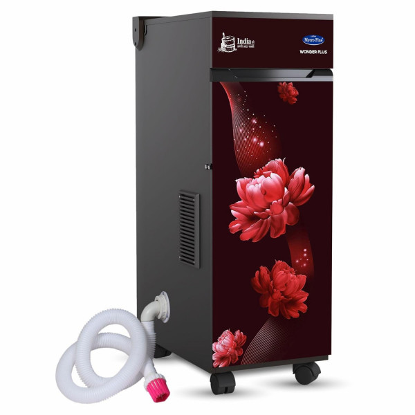 Image of Lucky Brand Mycrofine Wonder Plus Red Rose With Inbuilt Vacuum Aata Chakki Flour Mill 6.5 Kg Fully Automatic With Ss Rotter Cutter Made In India For Grinding Various Types Of Grains - Stainless Steel