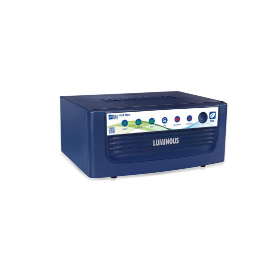 Luminous Eco Volt Neo 850 Pure Sine Wave 700VA12V Inverter for Home Office and Shops Supports 1 Inverter Battery of 12V