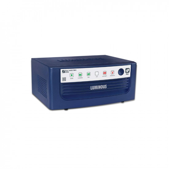 Luminous Eco Watt Neo 1050 Square Wave 900VA12V Inverter for Home Office and Shops