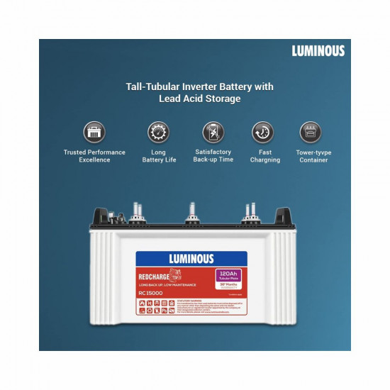 Luminous Inverter Battery Combo Eco Volt Neo 850 Pure Sine Wave 700VA 12V Inverter