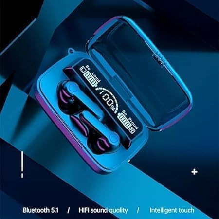 M19 Earbud TWS Wireless in Ear Earbuds with Touch Control Gaming Bluetooth Earphone Bluetooth Headset Multicolor True Wireless