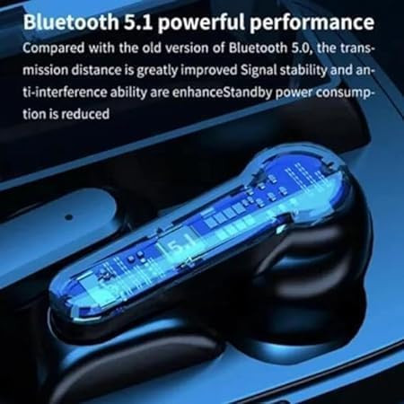 M19 Earbud TWS Wireless in Ear Earbuds with Touch Control Gaming Bluetooth Earphone Bluetooth Headset Multicolor True Wireless