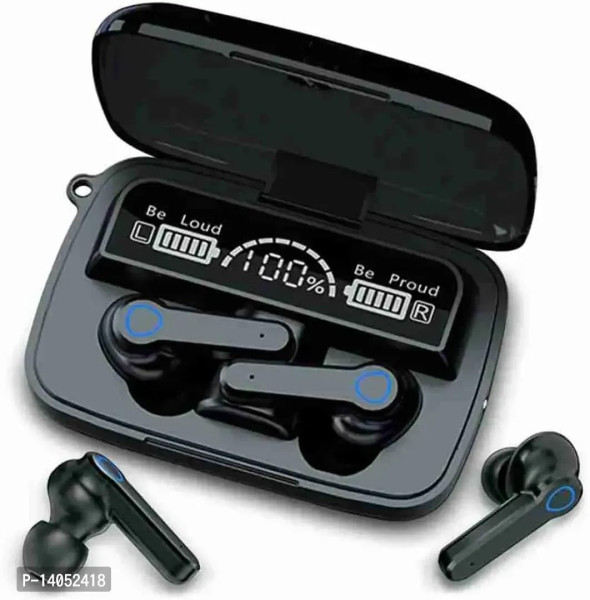 Image of M19 Wireless Earbuds TWS 5.1 Large Screen Dual LED Digital Display Touch Bluetooth Headphones Mini Compact Portable Sports Waterproof Stereo In Ear Earphones