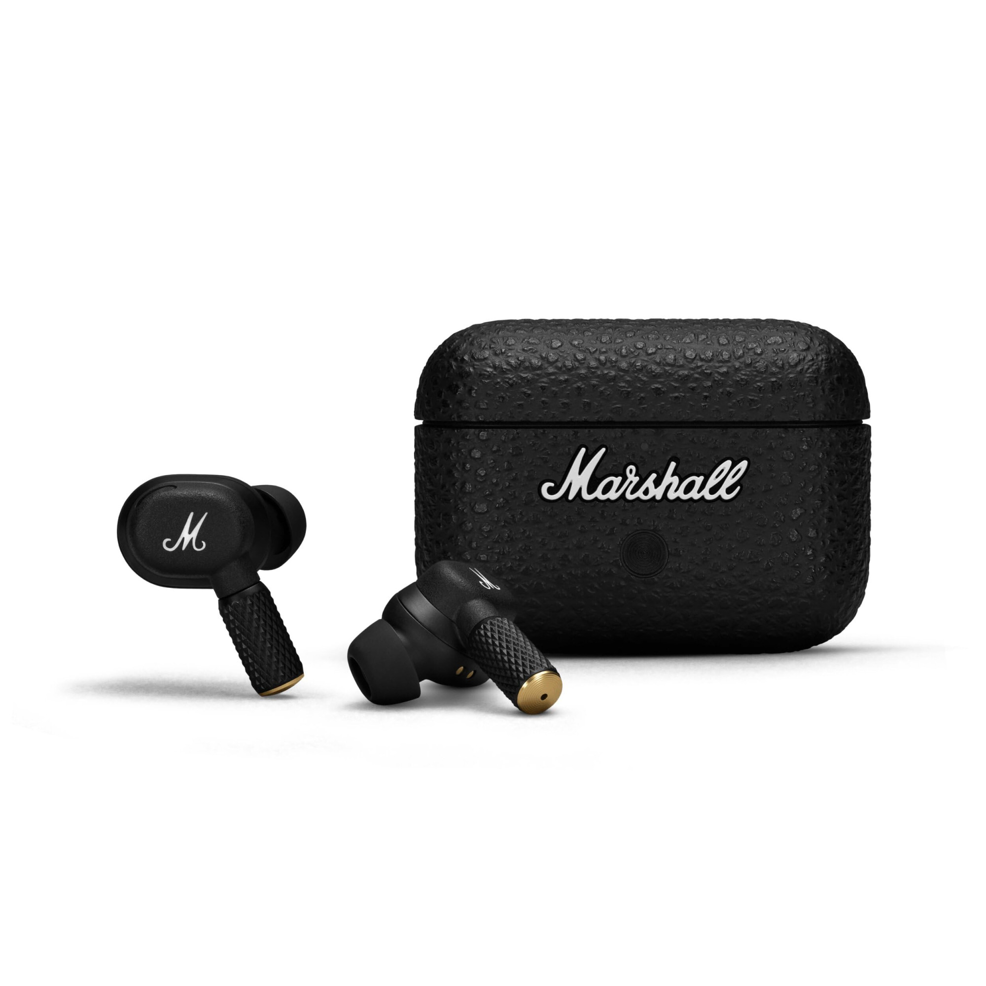 Marshall Motif II ANC - True Wireless Active Noise Cancelling Bluetooth Headphones Earbuds 30 Hours Playtime Black