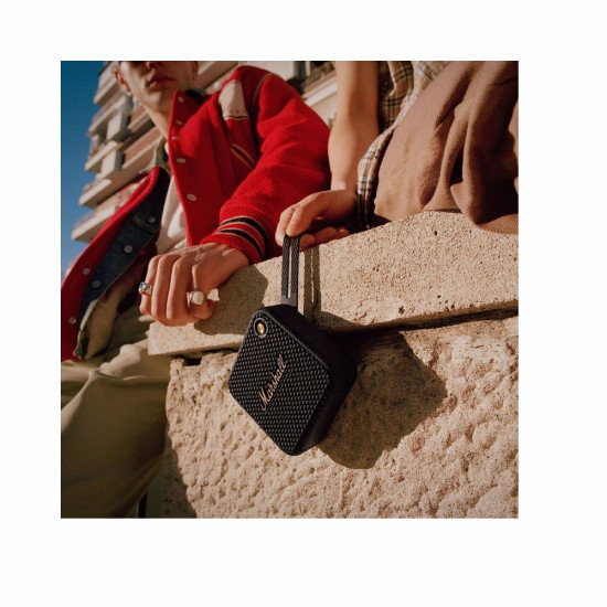 Marshall Willen Portable Bluetooth Speaker Black Brass