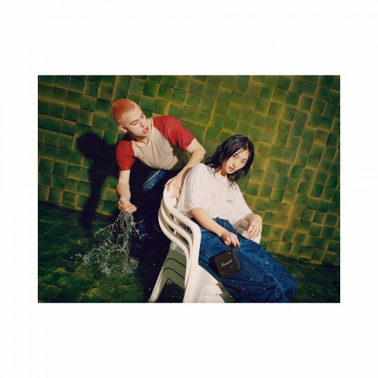 Marshall Willen Portable Bluetooth Speaker Black Brass