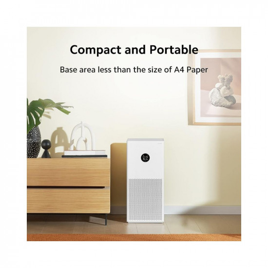 MI Xiaomi Smart Air Purifier 4 Lite High Efficiency Filter Removes 9997 Airpollutants Bacteria Viruses Odor Large Coverage Area Up To 462 Sq Ft App Wi-Fi Voice Control-AlexaGa