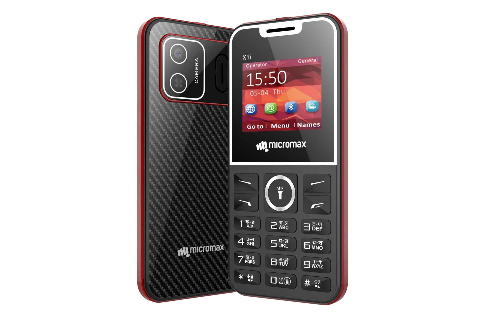 Micromax X1i Smart Plus - Black Red