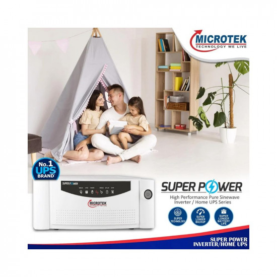 Microtek Brand Super Power Pure Sinewave InverterUPS Series for Home Office  Shops - 950VA760W 1100-12V