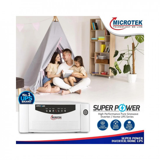Microtek Super Power Pure Sinewave InverterUPS Series for Home Office  Shops -1100-12V