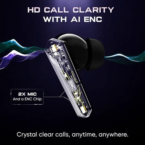 Mivi Commando X7 Just Launched Gaming in Ear Earbuds 35ms Low Latency Aurora Lights Dual RGB13mm Bass Drivers 50Hrs PlaytimeType C AI ENC Made in India Ear buds Wireless Bluetooth Gaming TWS