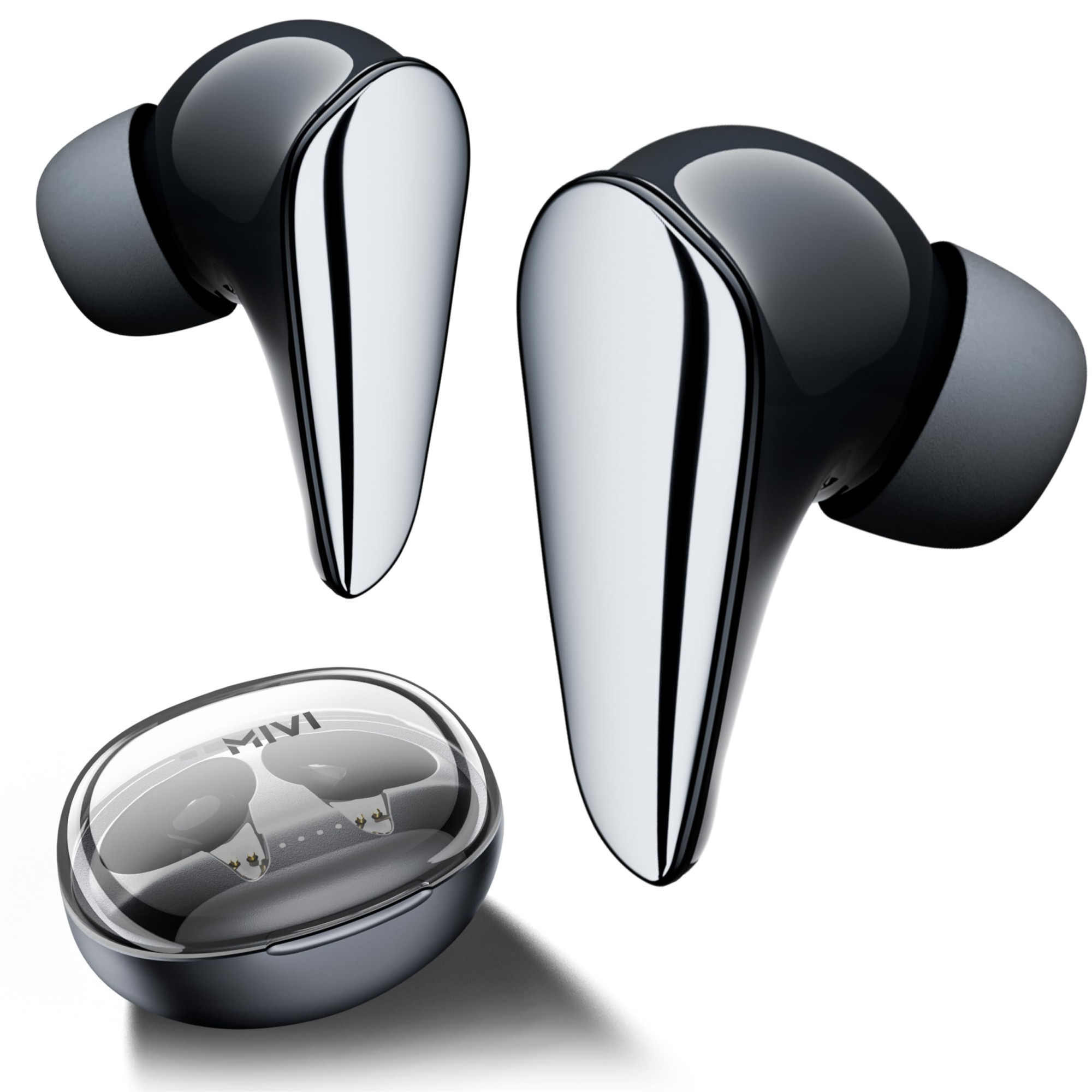 Mivi DuoPods i7 in Ear Ear Buds Wireless -The 3rd Dimension of Sound with 3D Soundstage High Fidelity Drivers Advanced Audio Codec for Lossless Audio Earbuds Made in India