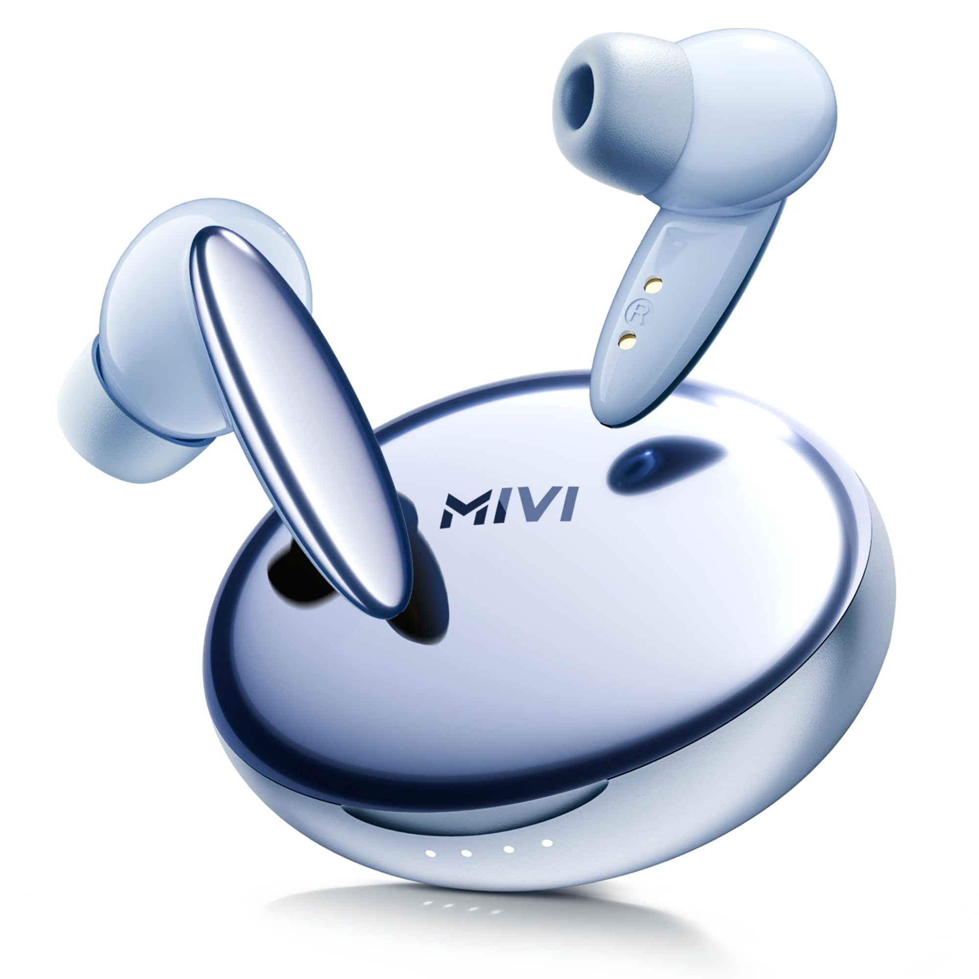 Mivi Opera ANC Flagship Launch True Wireless Earbuds with 35dB ANC Hi-Res Audio LDAC 3D Soundstage 60H Playtime Spatial Audio Transparency Mode 13mm Drivers