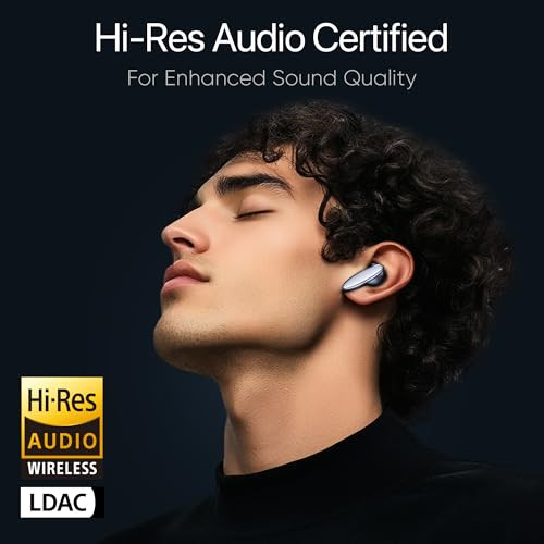 Mivi Opera ANC Flagship Launch True Wireless Earbuds with 35dB ANC Hi-Res Audio LDAC 3D Soundstage 60H Playtime Spatial Audio Transparency Mode 13mm Drivers