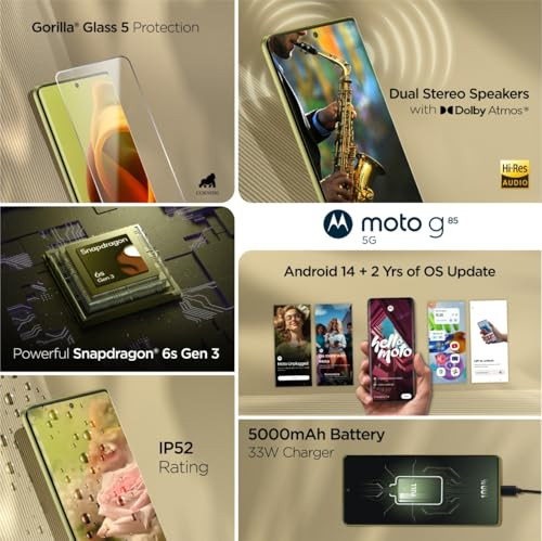 Moto G85 5G 8GB 128GB Olive Green New