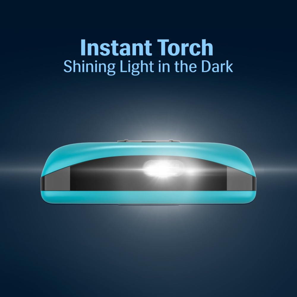 Motorola All-New A10 Dual Sim keypad Phone with Voice Feature 2 Years Replacement Wireless FM Bluetooth Connectivity Auto Call Recording Teal Blue