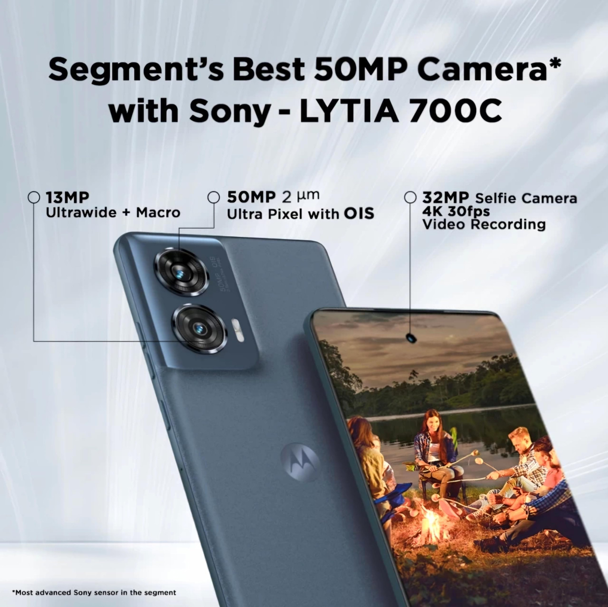 Motorola Edge 50 Fusion 5G Forest Blue 12GB RAM 256GB Storage