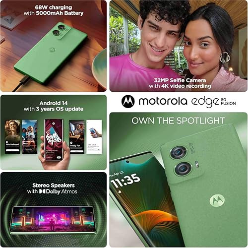 Motorola Edge 50 Fusion tG Forest Green 8GB RAM 128GB Storage